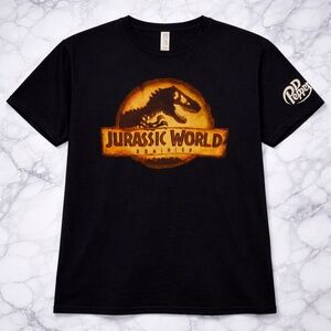 Jurassic World Dominion Black T-Shirt Unisex  Dr Pepper Promo Size Large